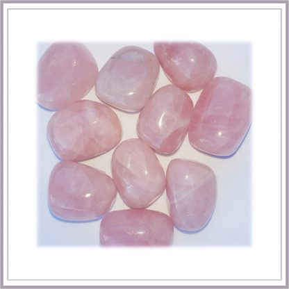 Rose Quartz tumbled Stones