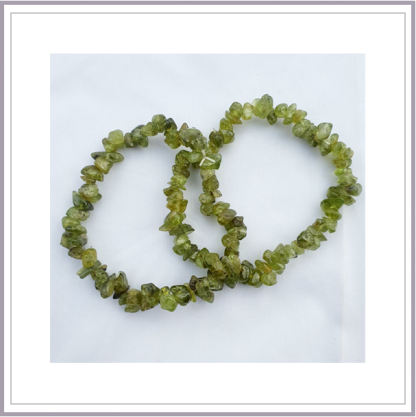 Peridot Crystal Bracelet